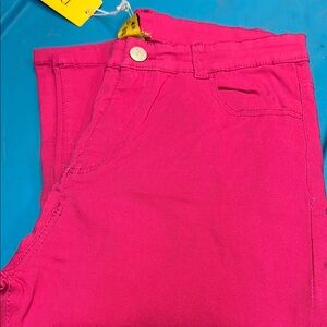 Vibrant Pink Denim Jeans